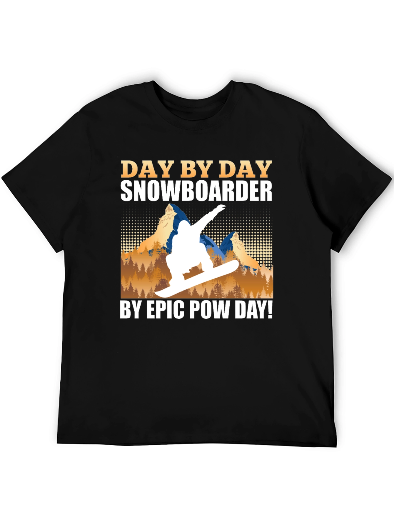 Snowboarder Day by Day Graphic Tee