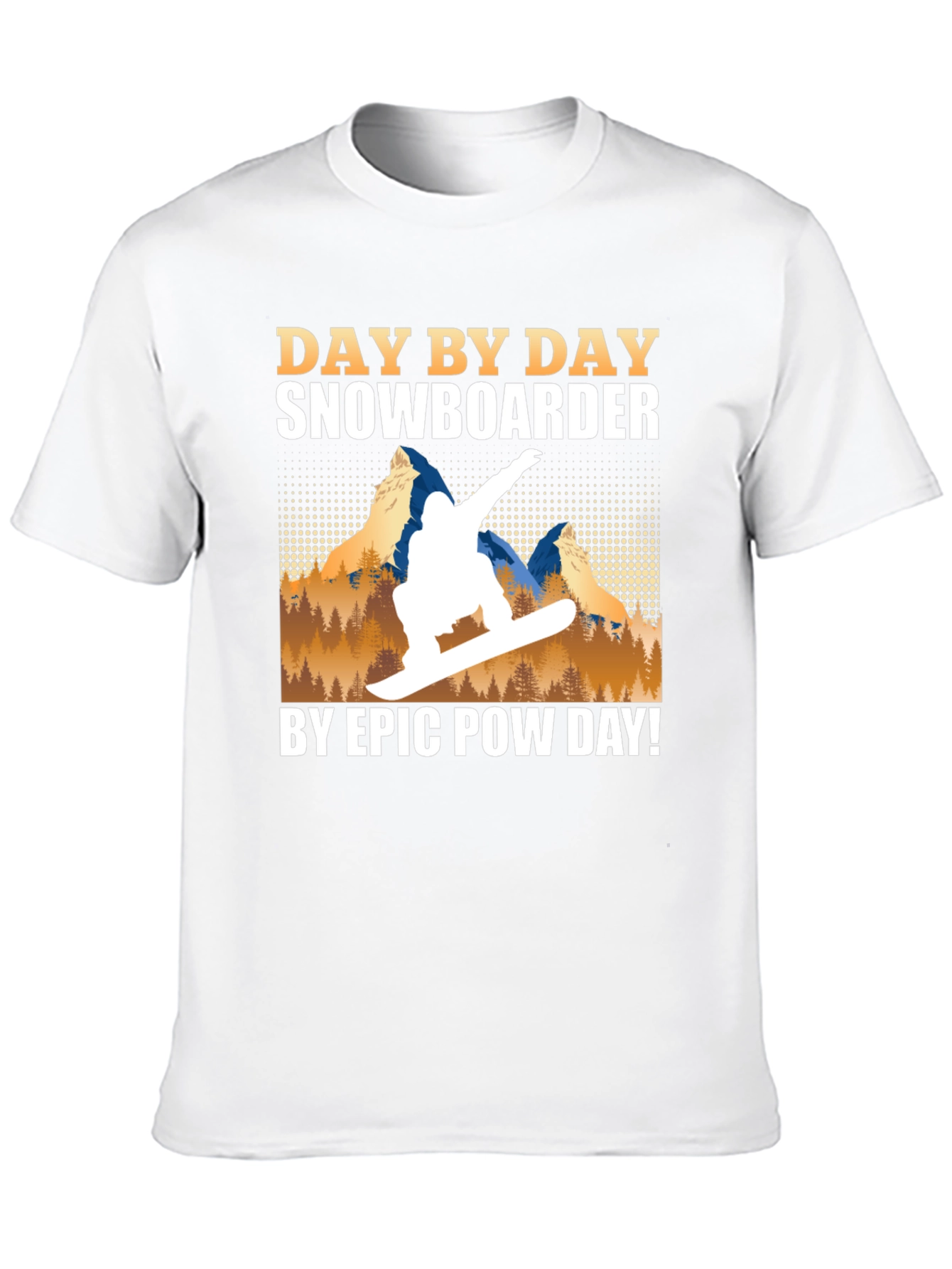 Snowboarder Day by Day Graphic Tee