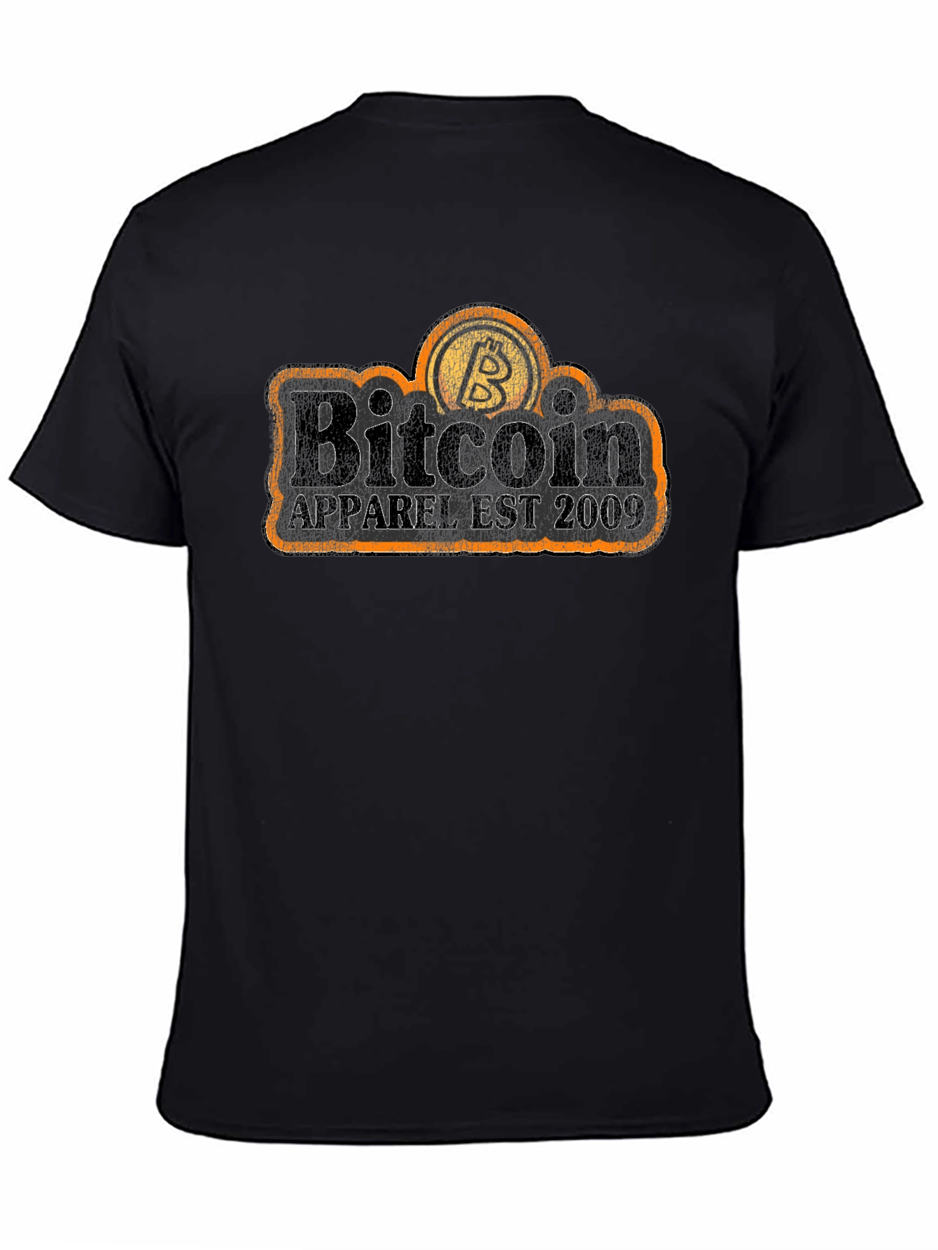 Bitcoin Apparel Est. 2009 Black T-Shirt