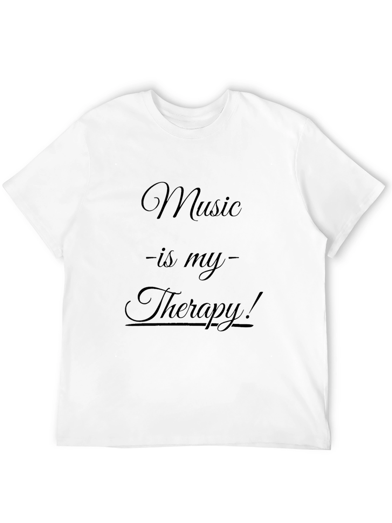 Music is My Therapy T-Shirt - Comfort Fit