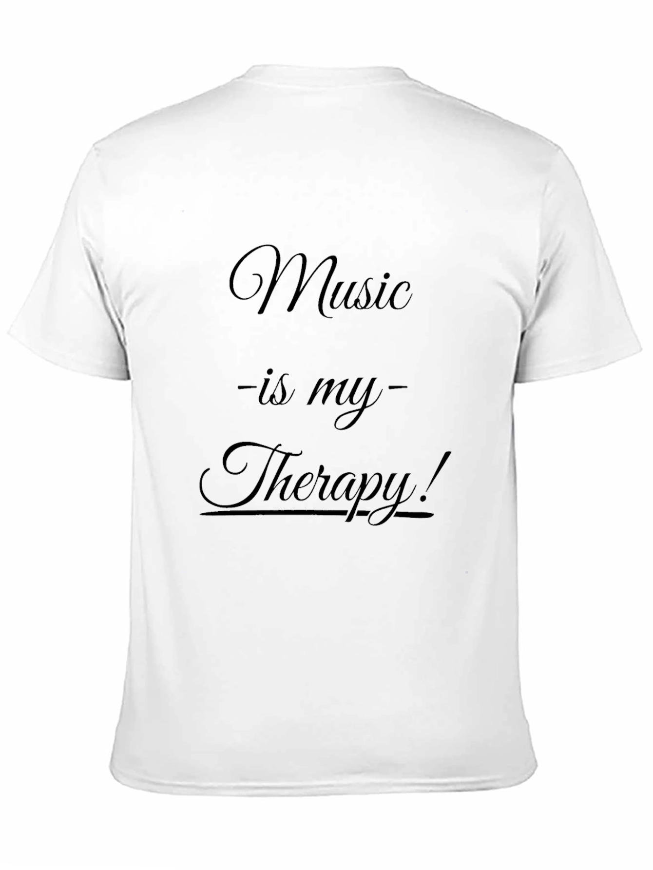 Music is My Therapy T-Shirt - Comfort Fit