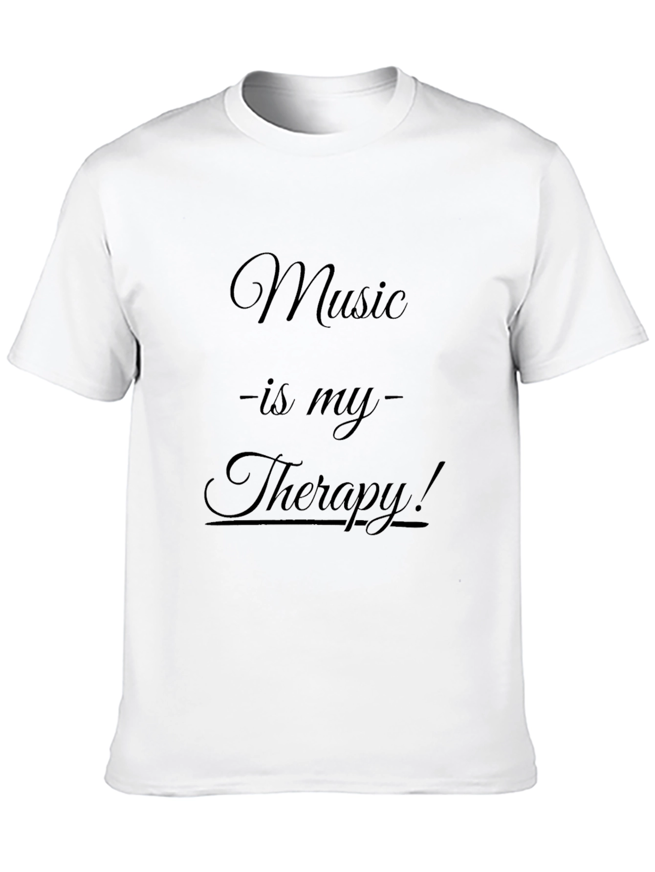 Music is My Therapy T-Shirt - Comfort Fit