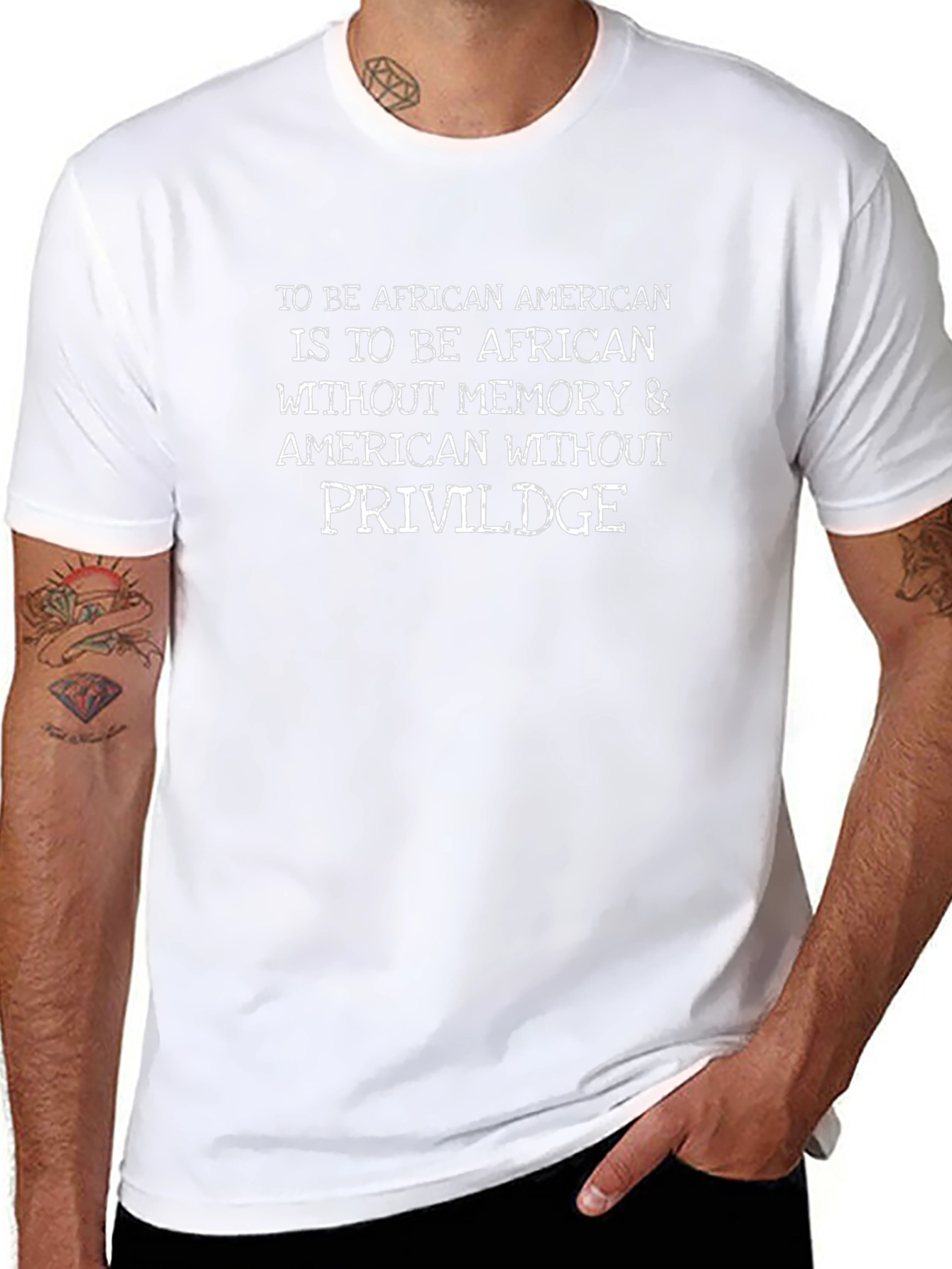 African American Privilege Statement T-Shirt