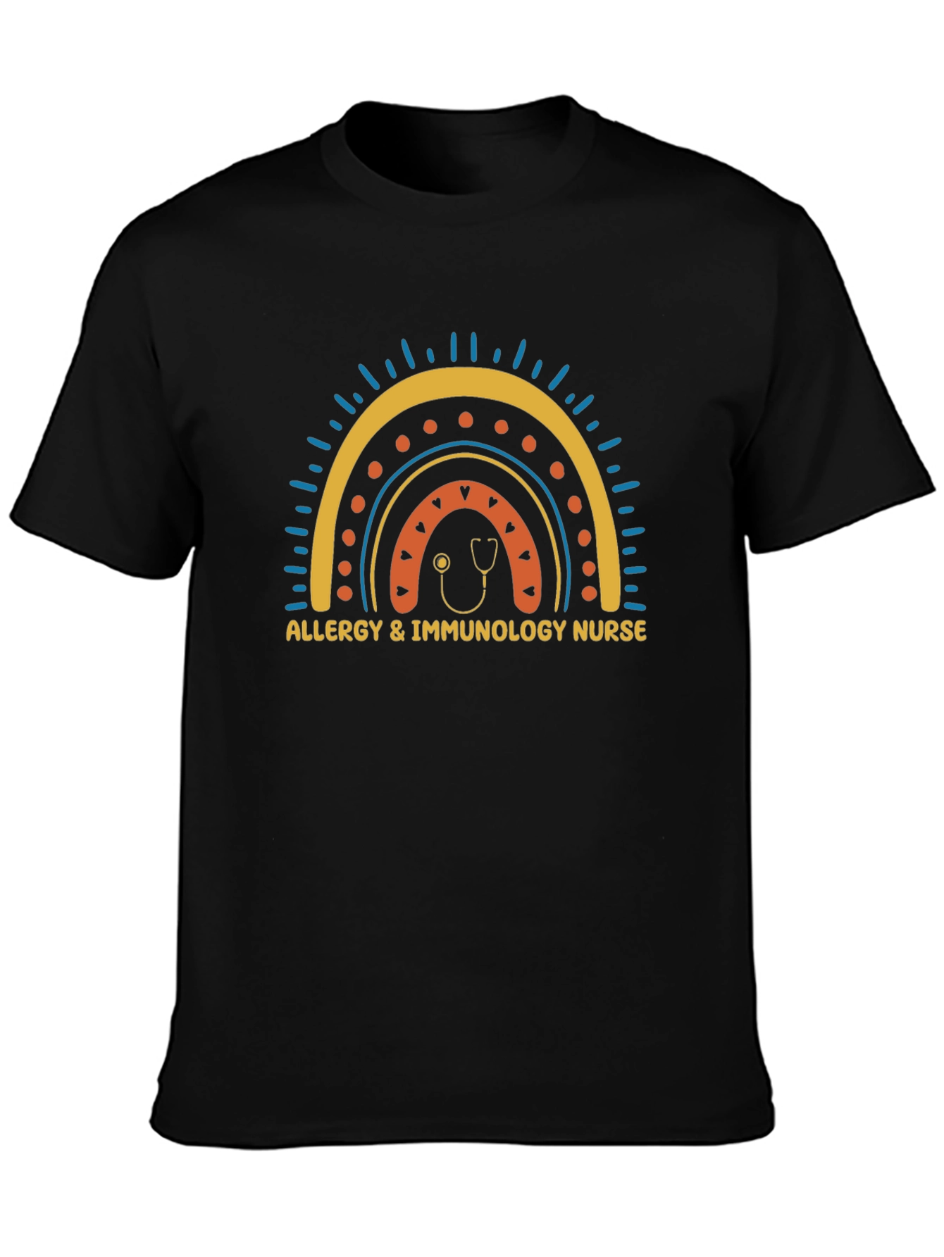 Allergy & Immunology Nurse Rainbow T-Shirt