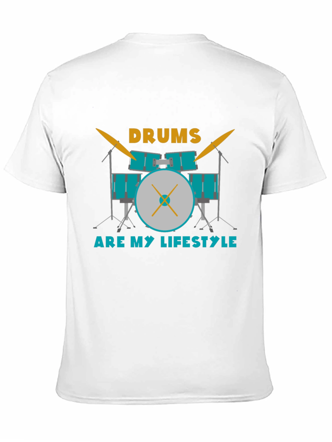 Drums Are My Lifestyle Graphic Tee - Musician T-Shirt