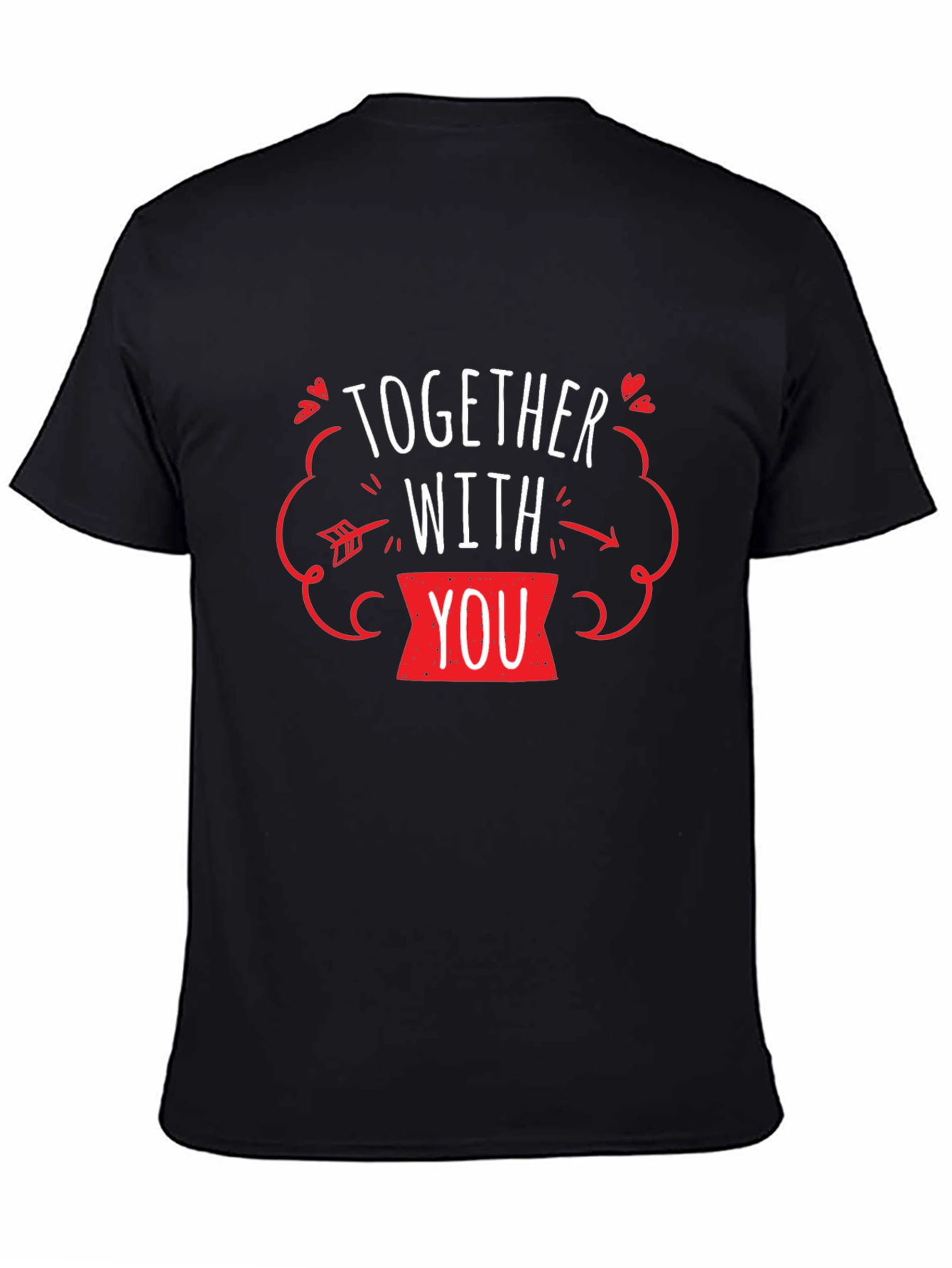 Together With You Valentines Day Graphic Tee