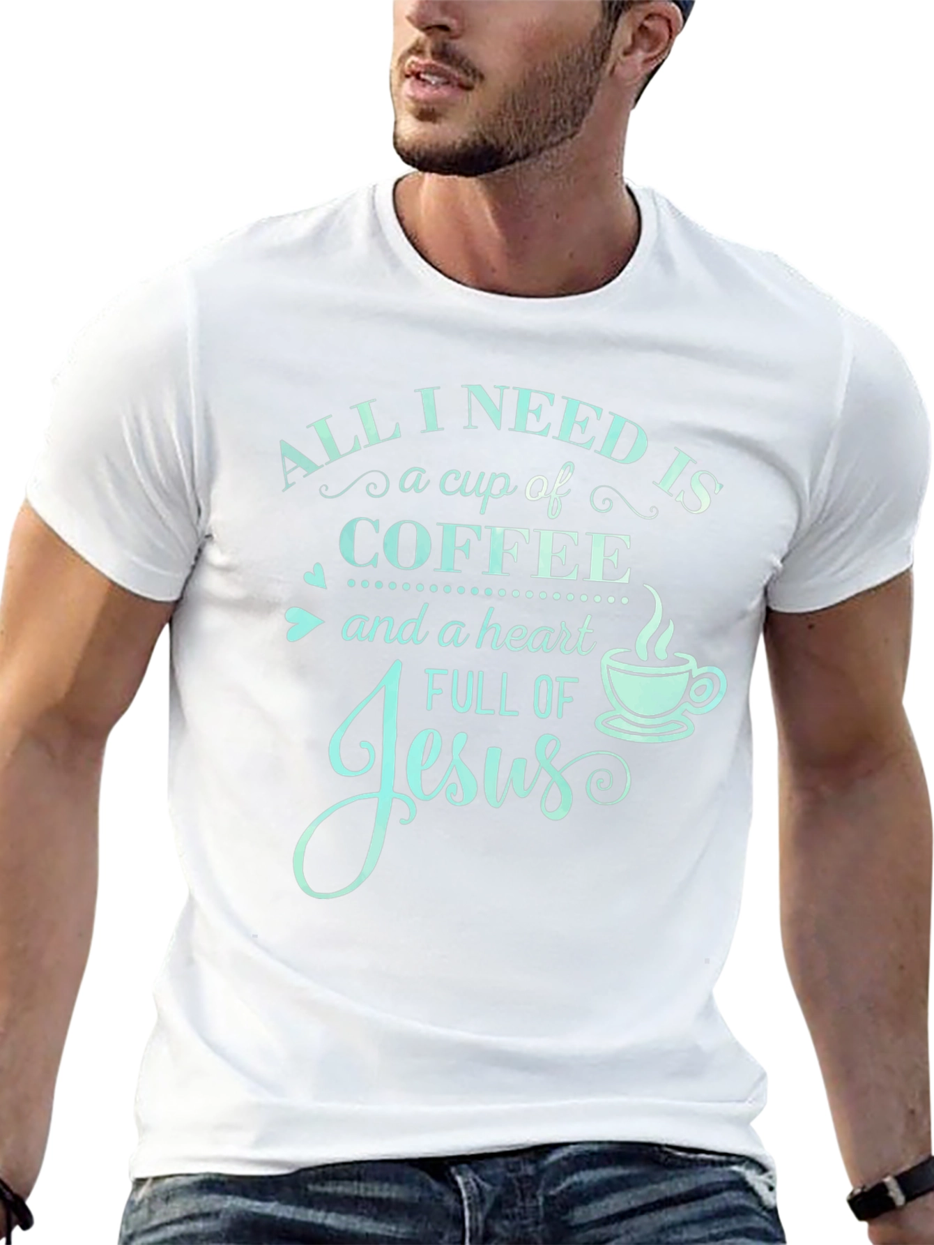Coffee and Jesus Graphic T-Shirt