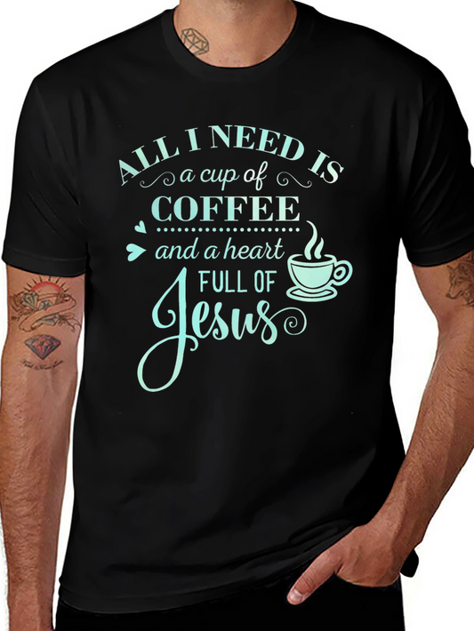 Coffee and Jesus Graphic T-Shirt
