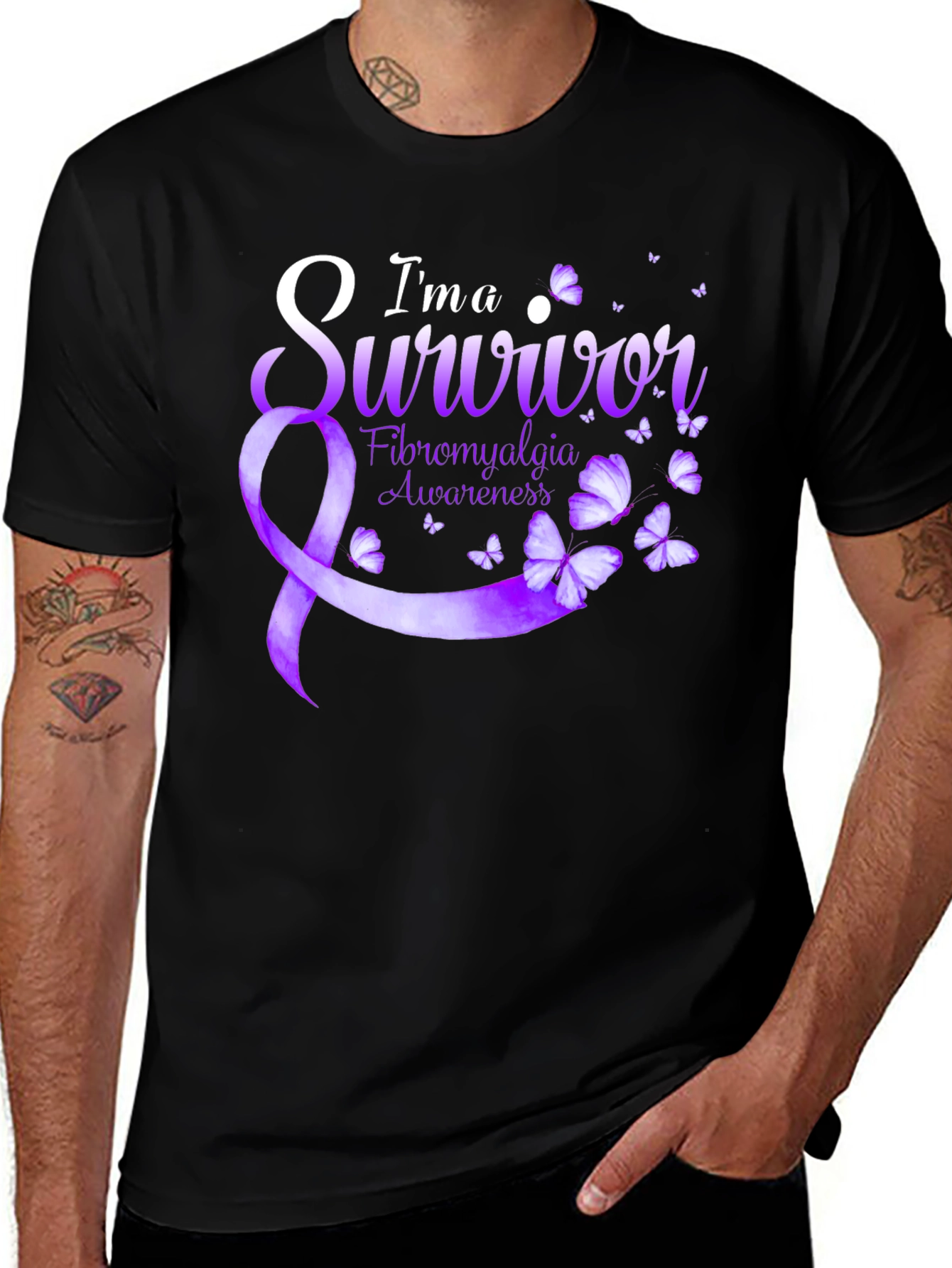 Fibromyalgia Awareness Survivor T-Shirt