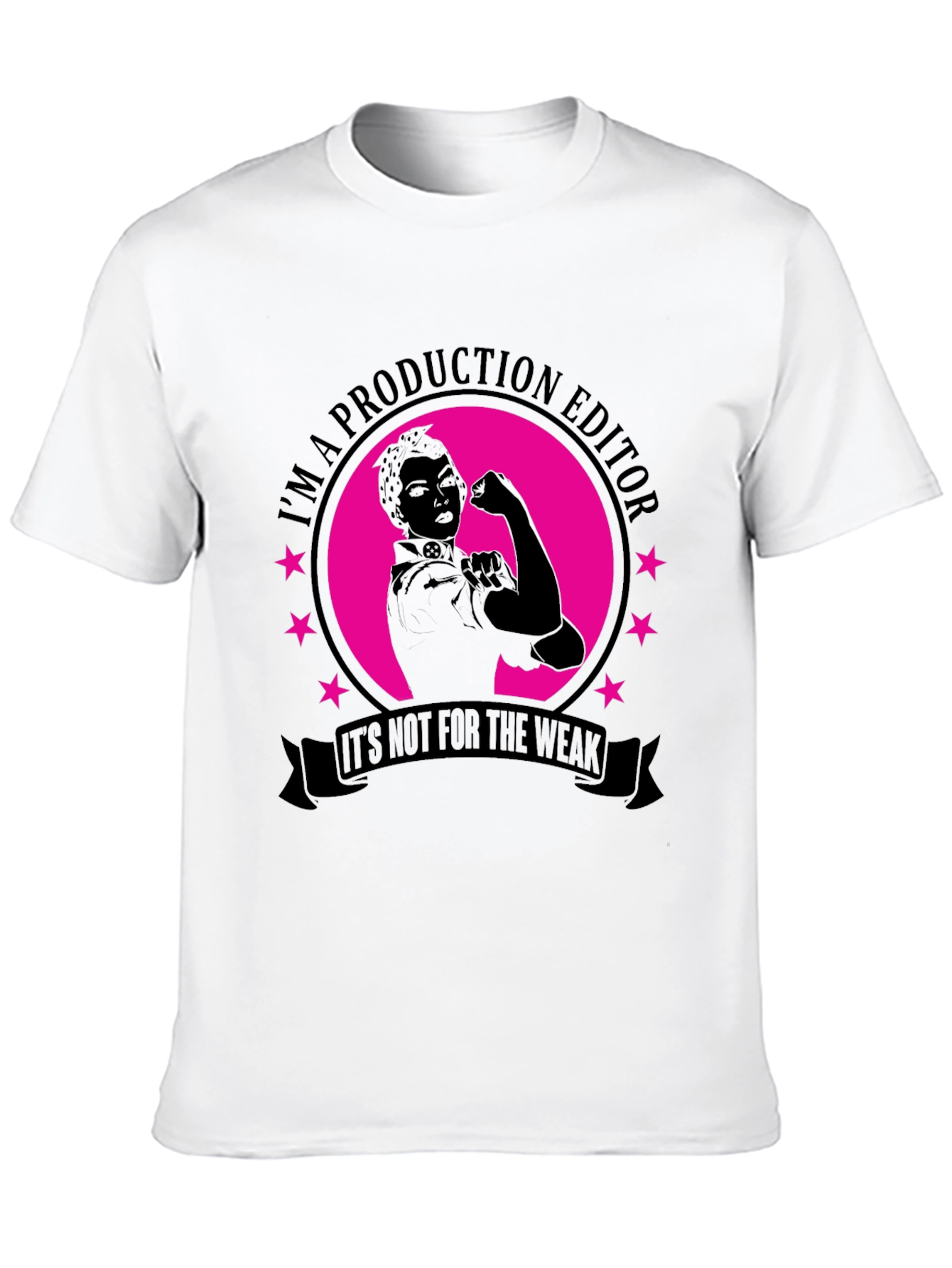 Production Editor Rosie the Riveter Style T-Shirt