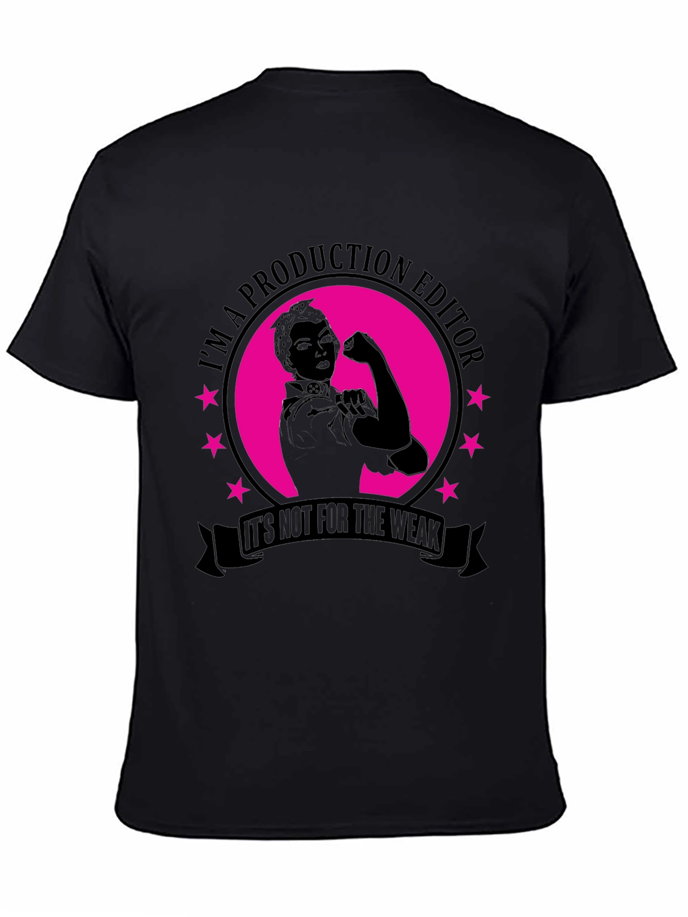 Production Editor Rosie the Riveter Style T-Shirt