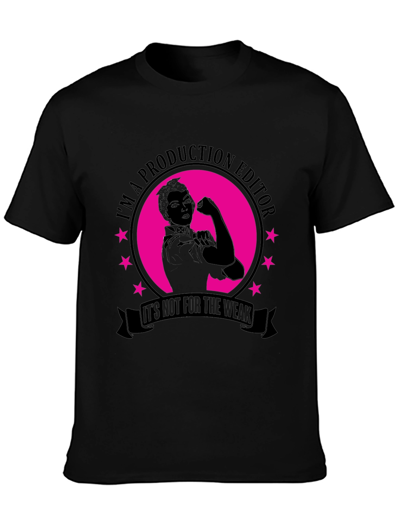 Production Editor Rosie the Riveter Style T-Shirt