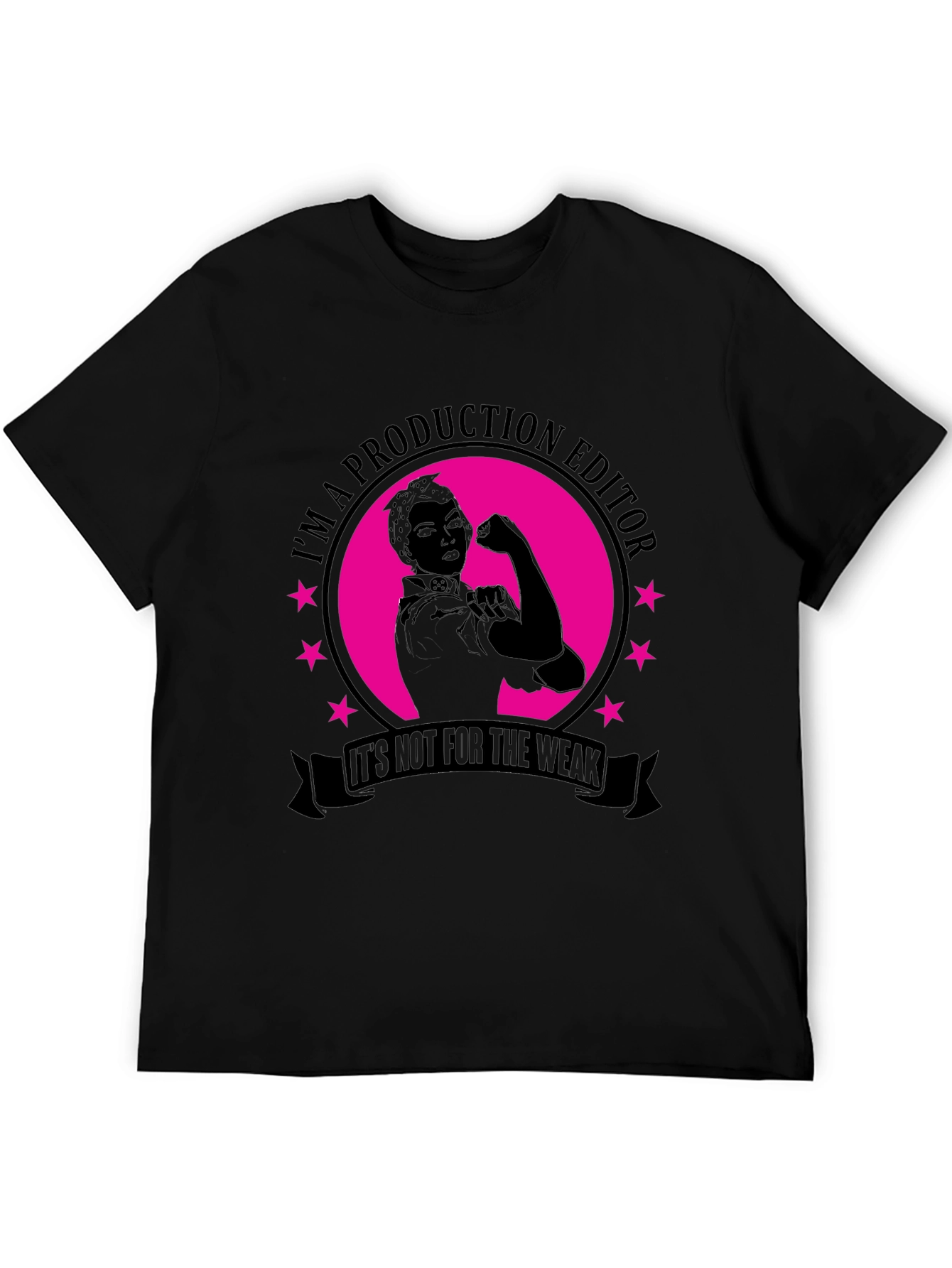 Production Editor Rosie the Riveter Style T-Shirt