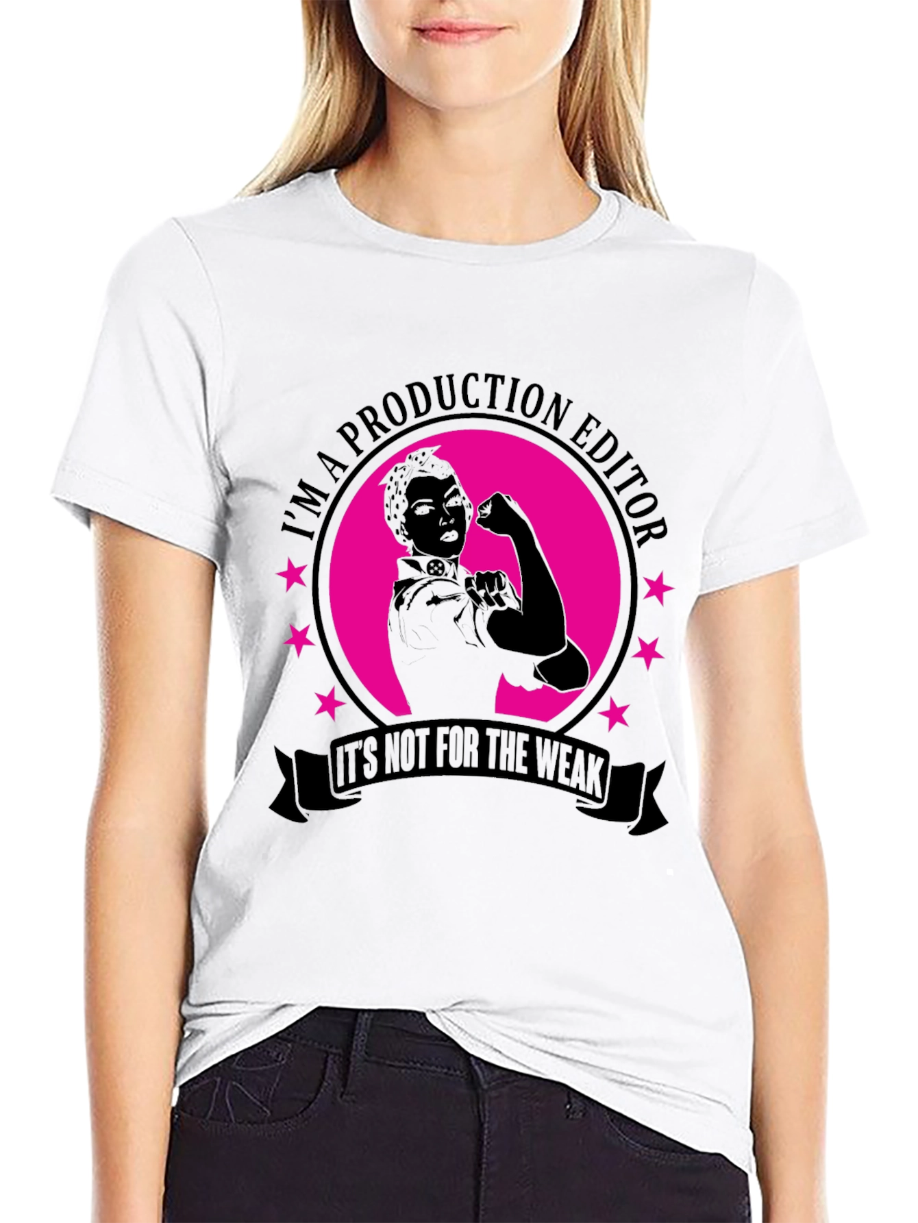 Production Editor Rosie the Riveter Style T-Shirt