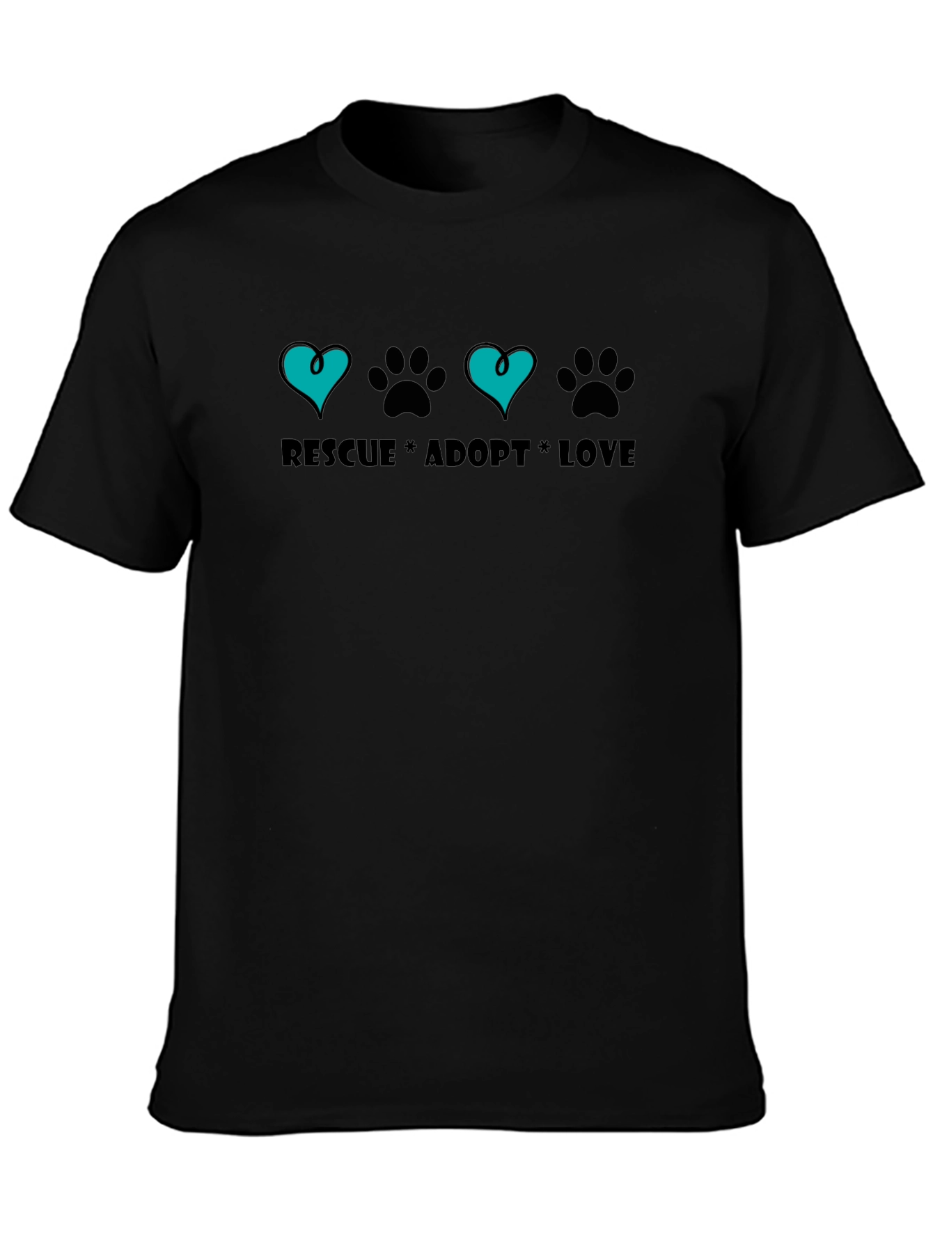 Rescue Adopt Love T-Shirt