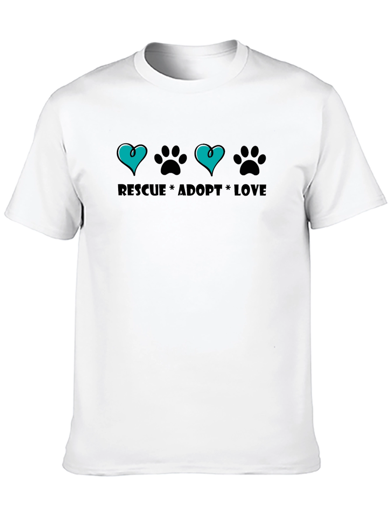 Rescue Adopt Love T-Shirt