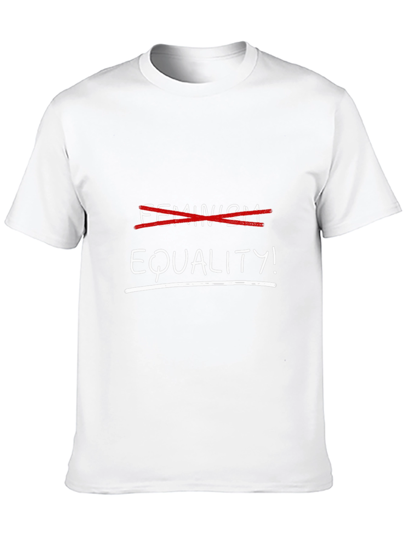 Equality Over Feminism Black T-Shirt