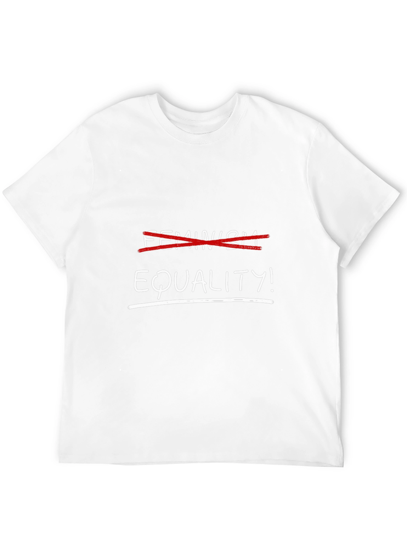 Equality Over Feminism Black T-Shirt