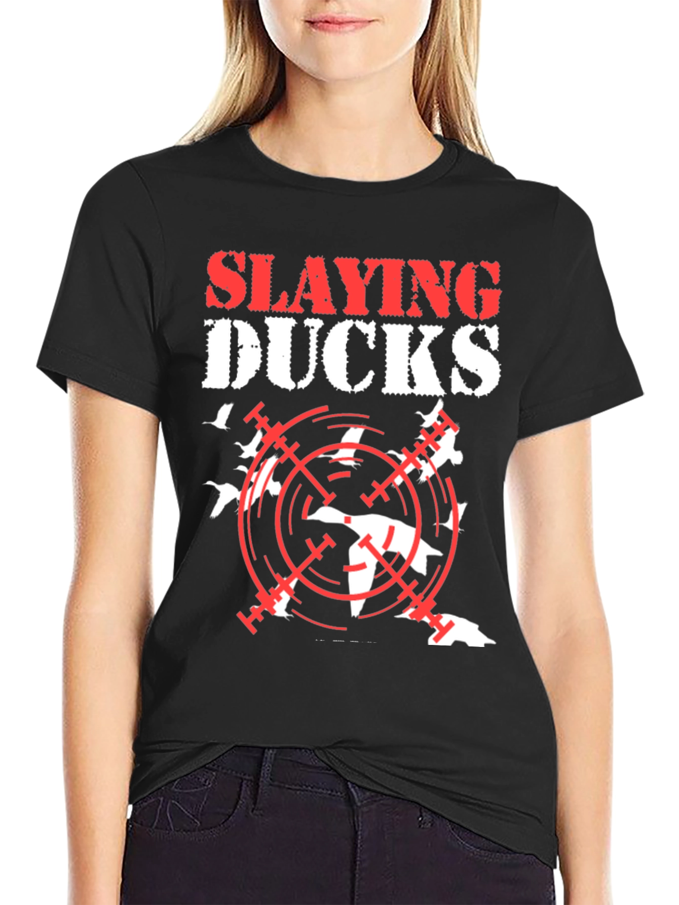 Slaying Ducks Graphic Tee - Hunting Season