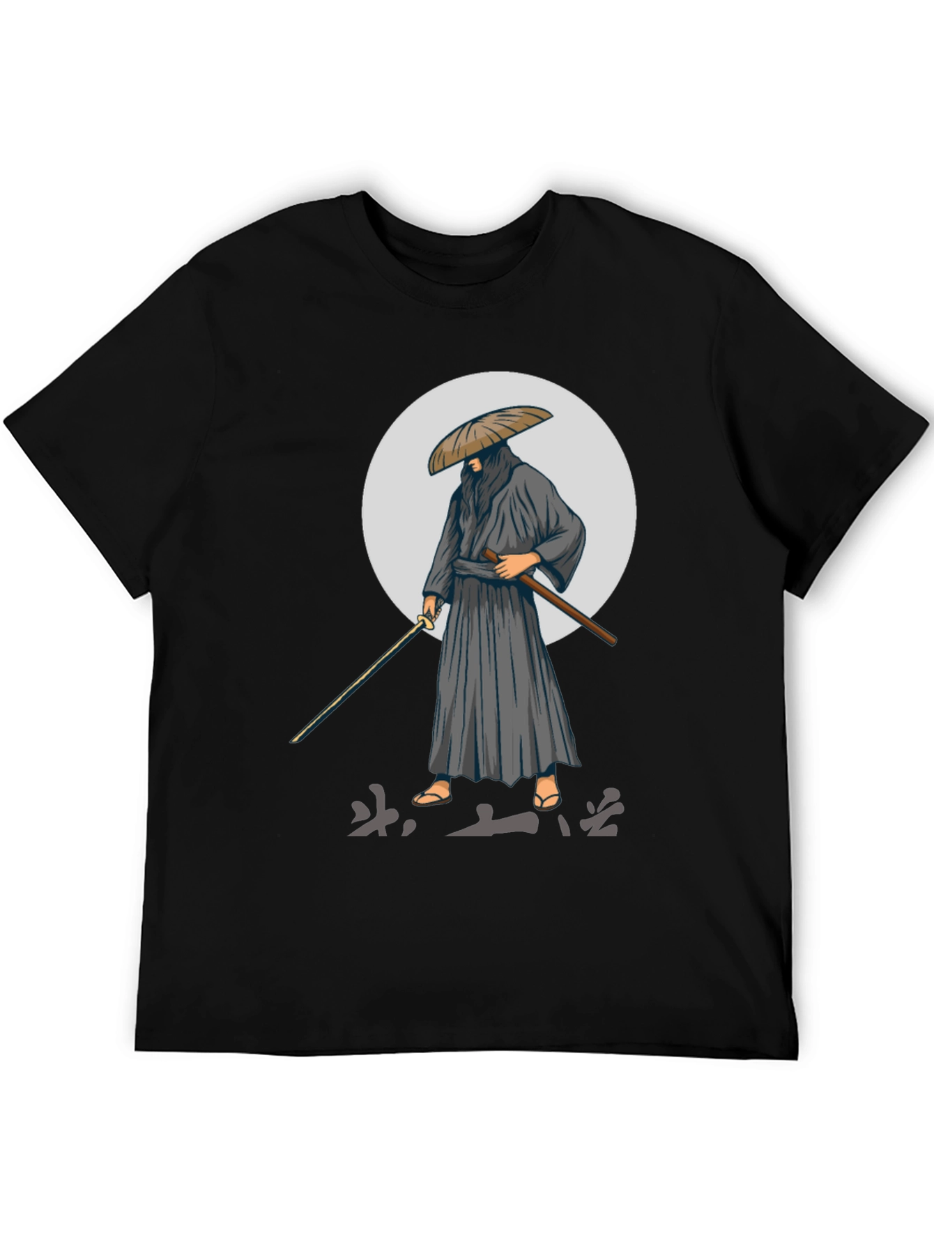 Samurai Graphic Tee - Black
