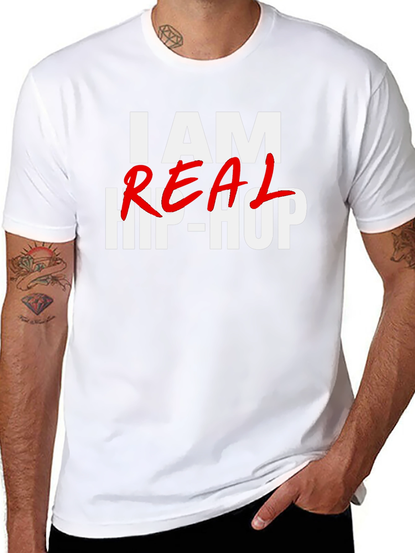 I AM REAL HIP-HOP T-Shirt