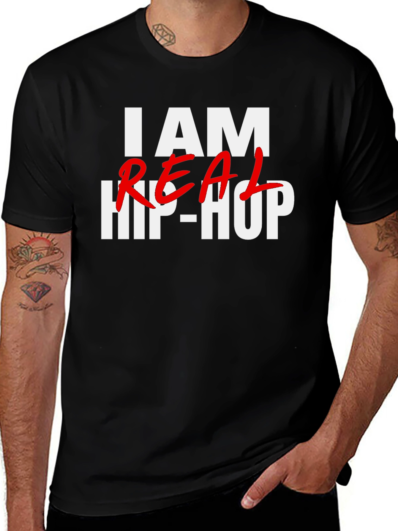 I AM REAL HIP-HOP T-Shirt