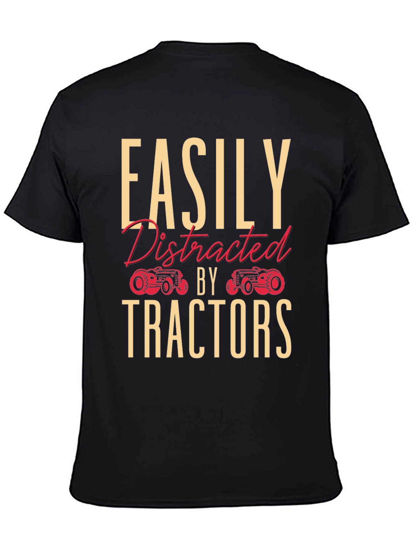 Easily Distracted By Tractors Graphic Tee