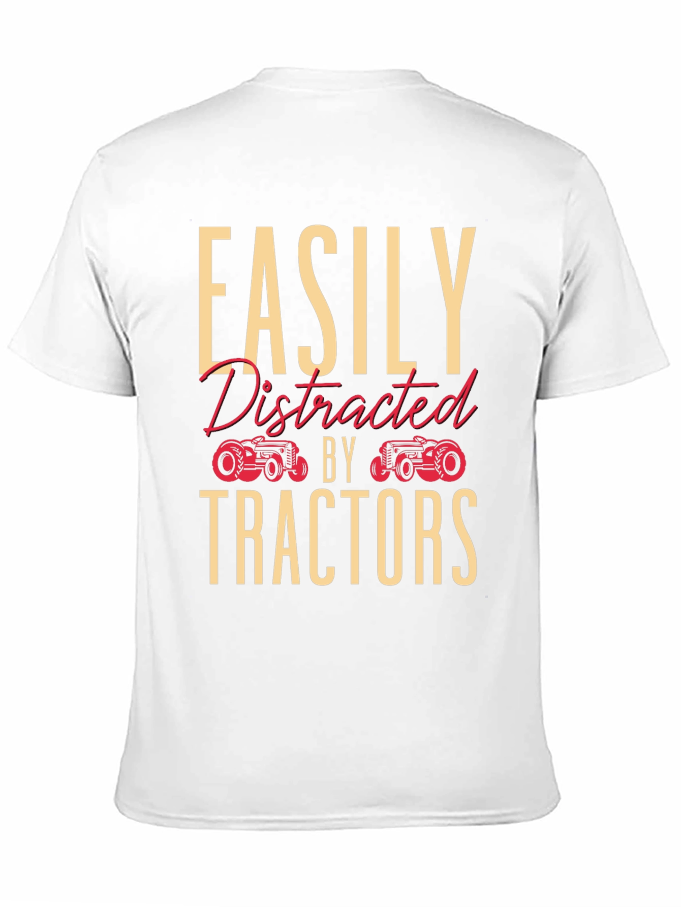 Easily Distracted By Tractors Graphic Tee