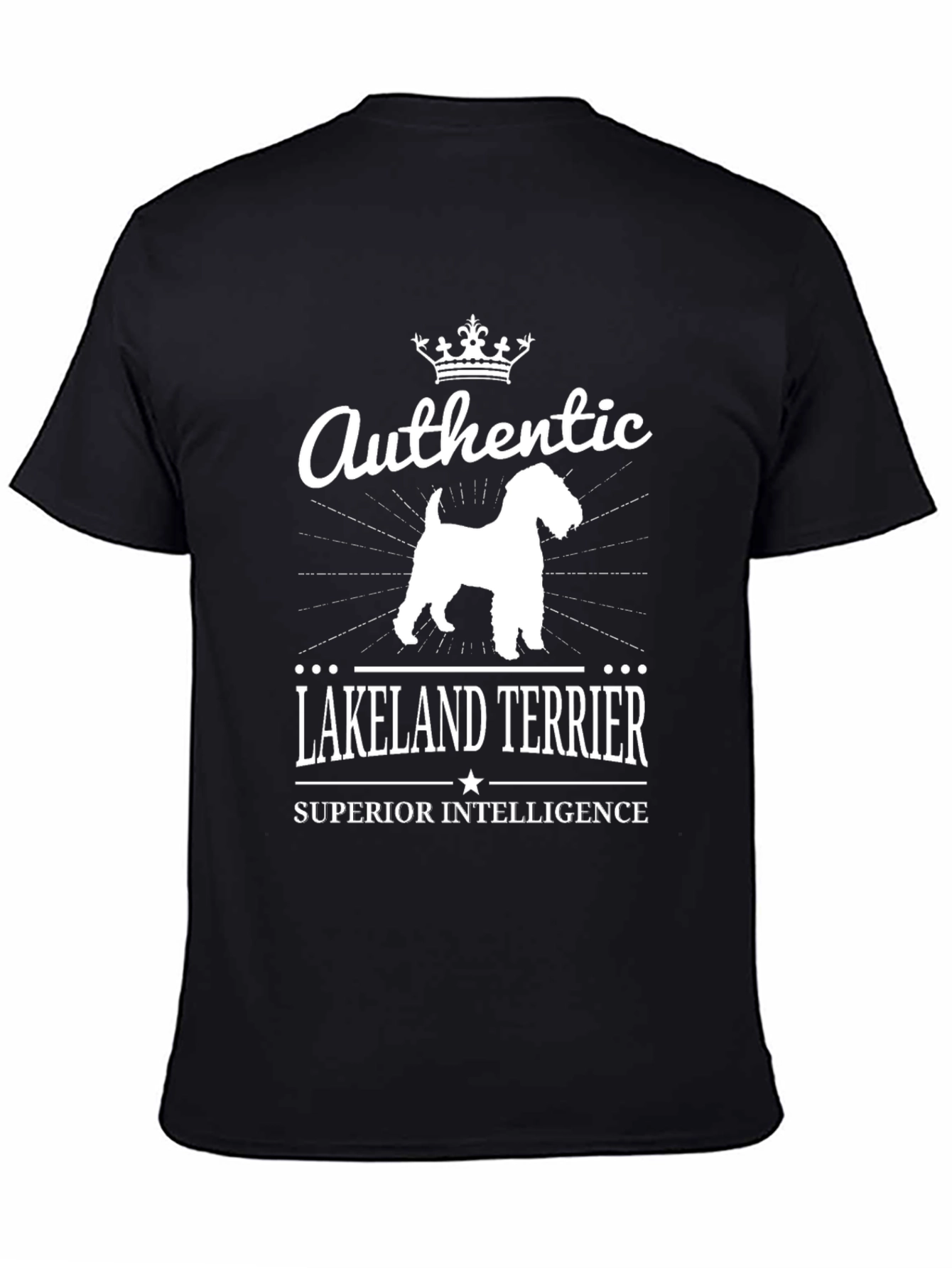 Authentic Lakeland Terrier Superior Intelligence T-Shirt