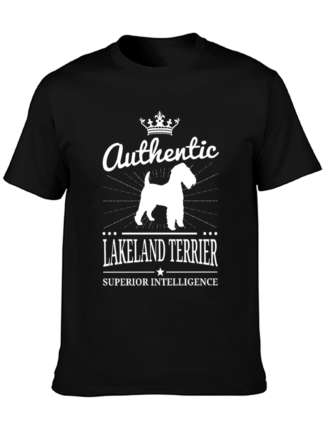 Authentic Lakeland Terrier Superior Intelligence T-Shirt
