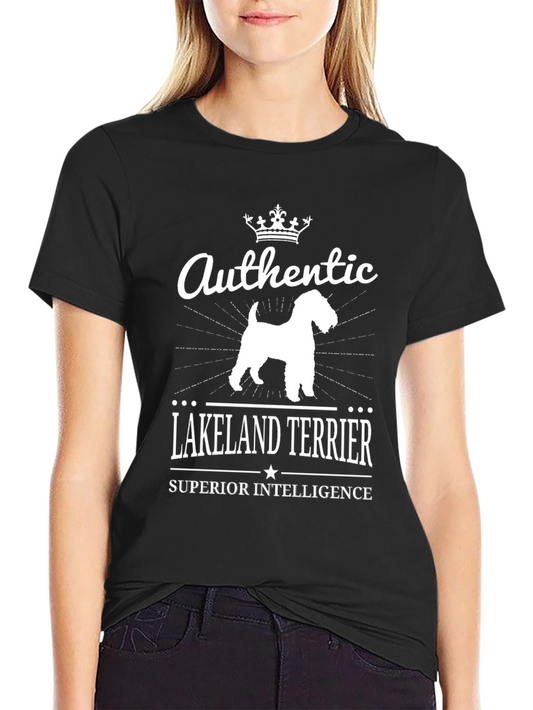 Authentic Lakeland Terrier Superior Intelligence T-Shirt