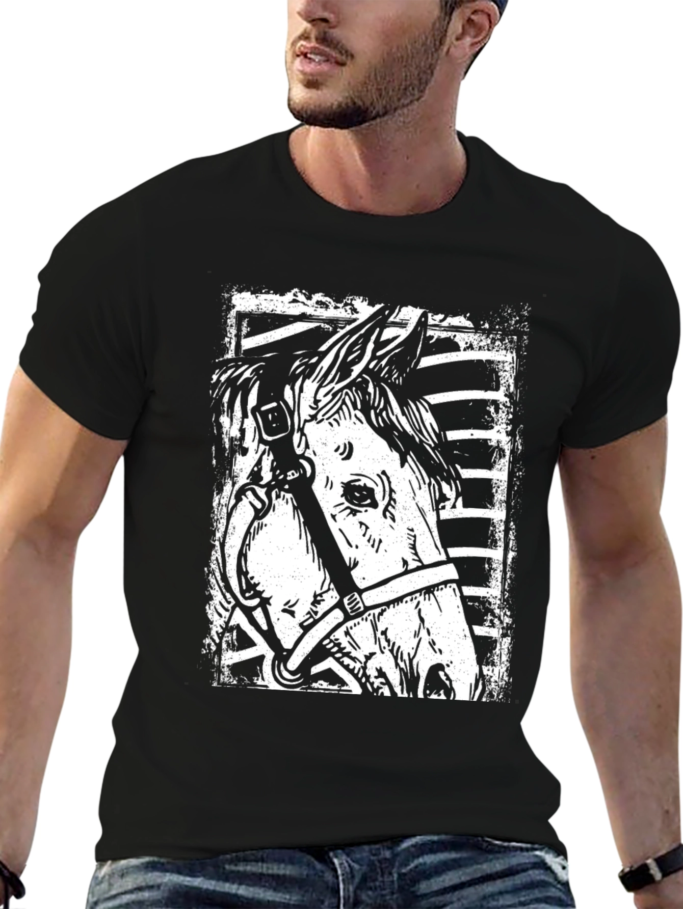 Horse Graphic Tee - Equestrian Style