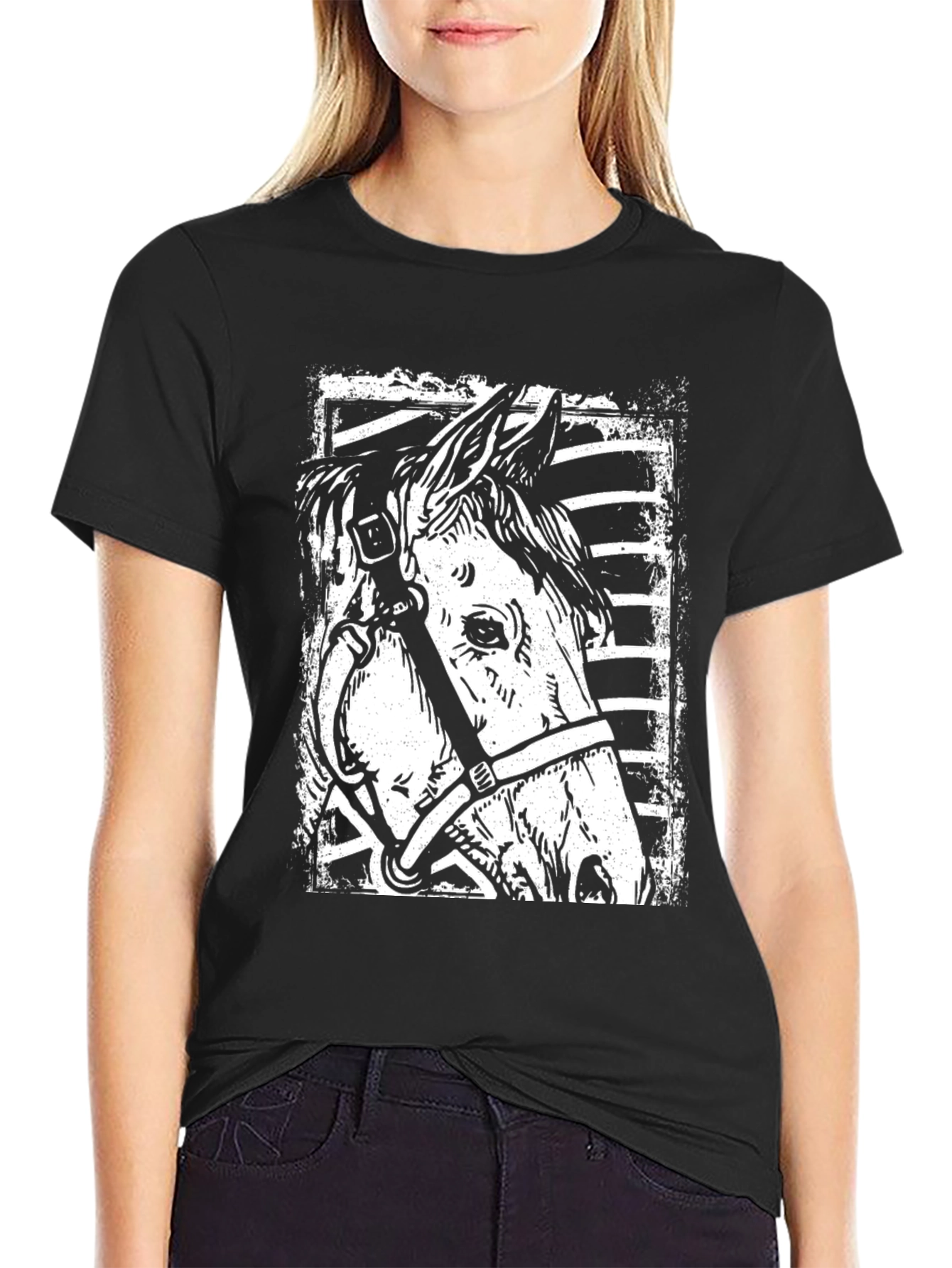 Horse Graphic Tee - Equestrian Style