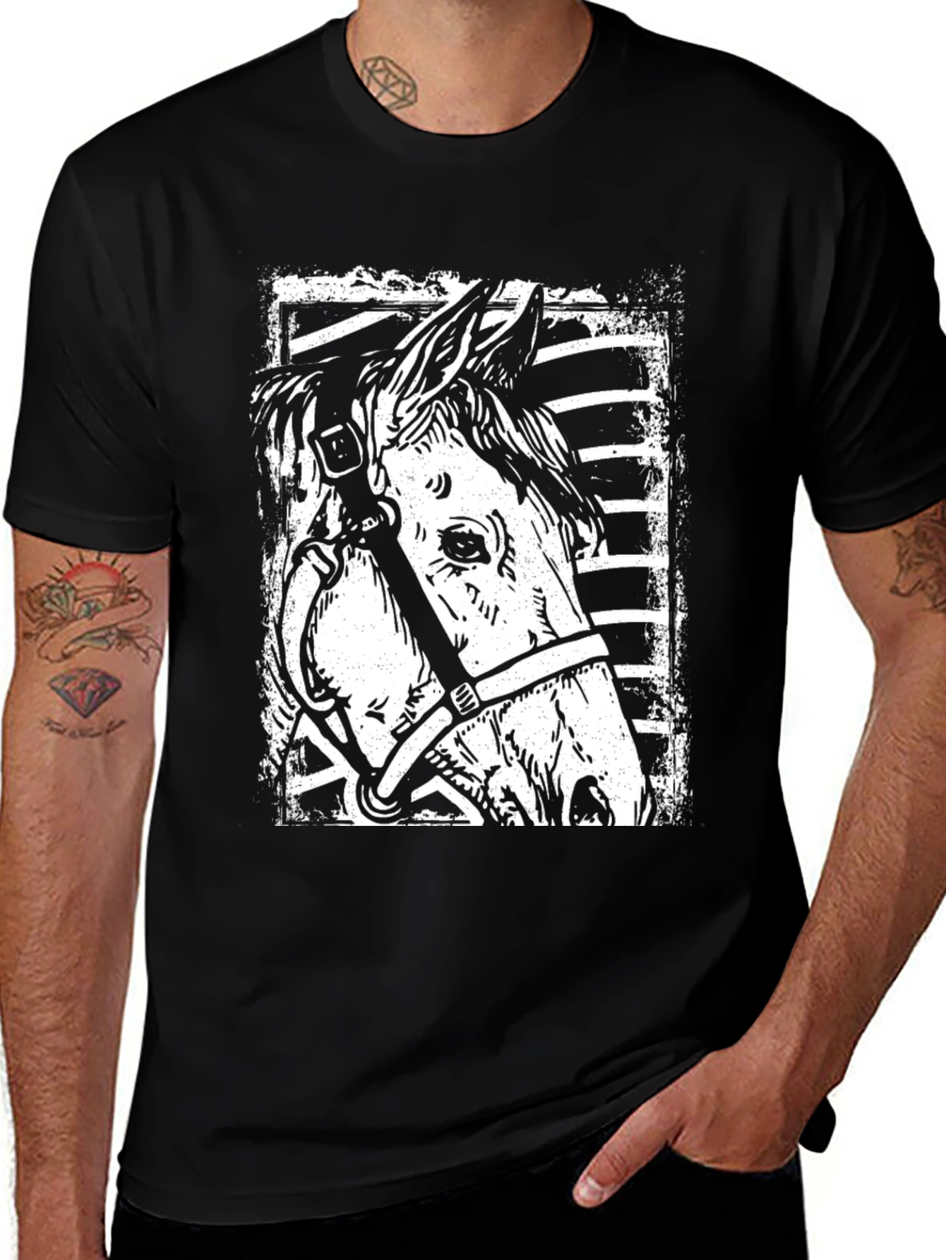 Horse Graphic Tee - Equestrian Style