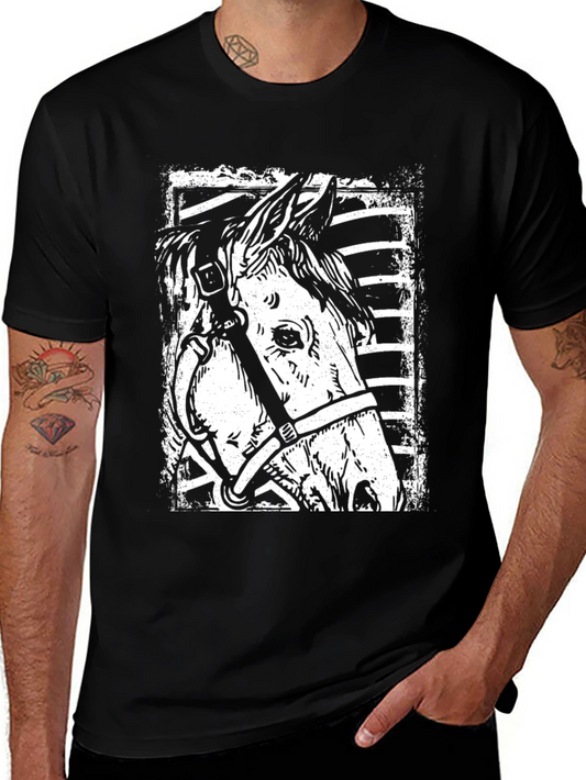 Horse Graphic Tee - Equestrian Style