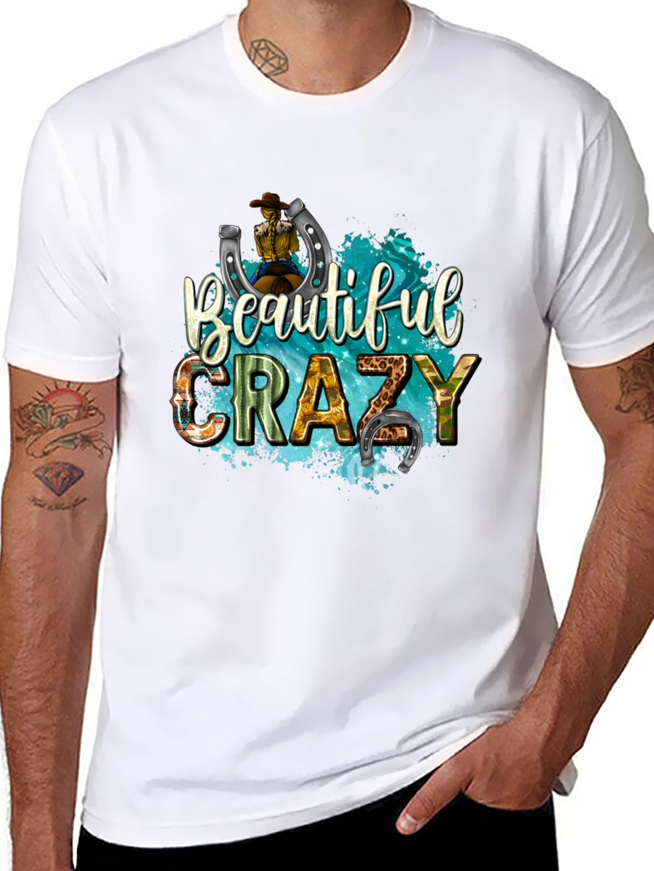 Beautiful Crazy Graphic T-Shirt