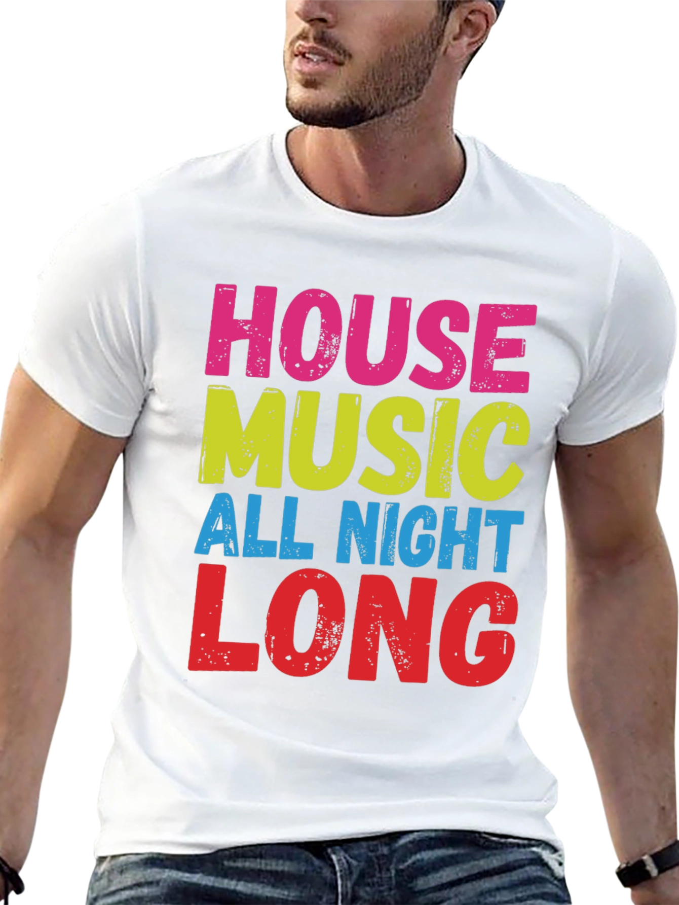 House Music All Night Long T-Shirt