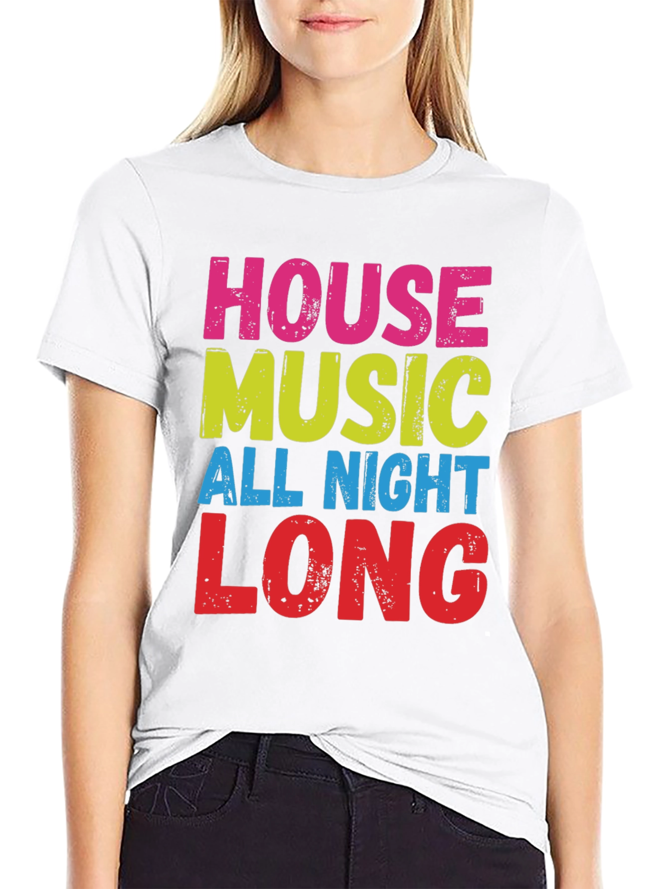 House Music All Night Long T-Shirt