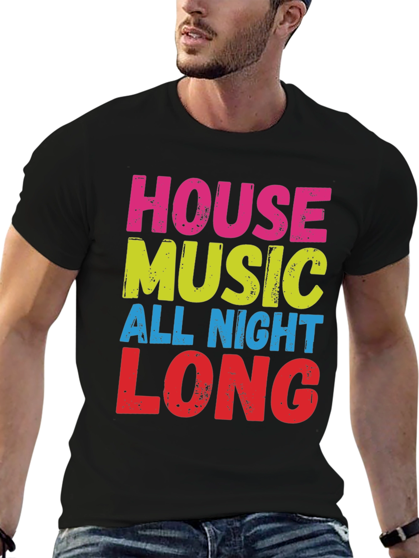 House Music All Night Long T-Shirt