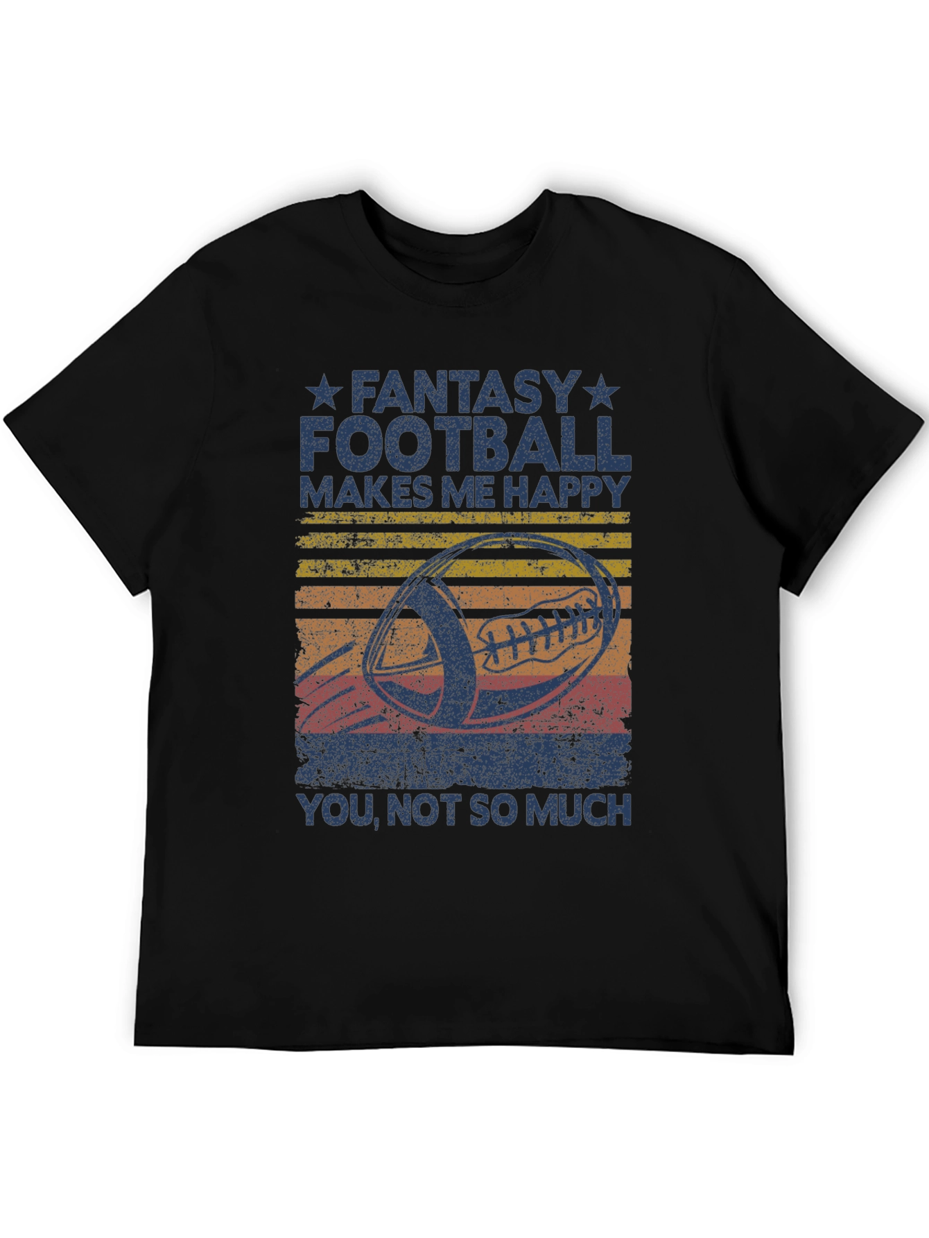 Fantasy Football Makes Me Happy T-Shirt