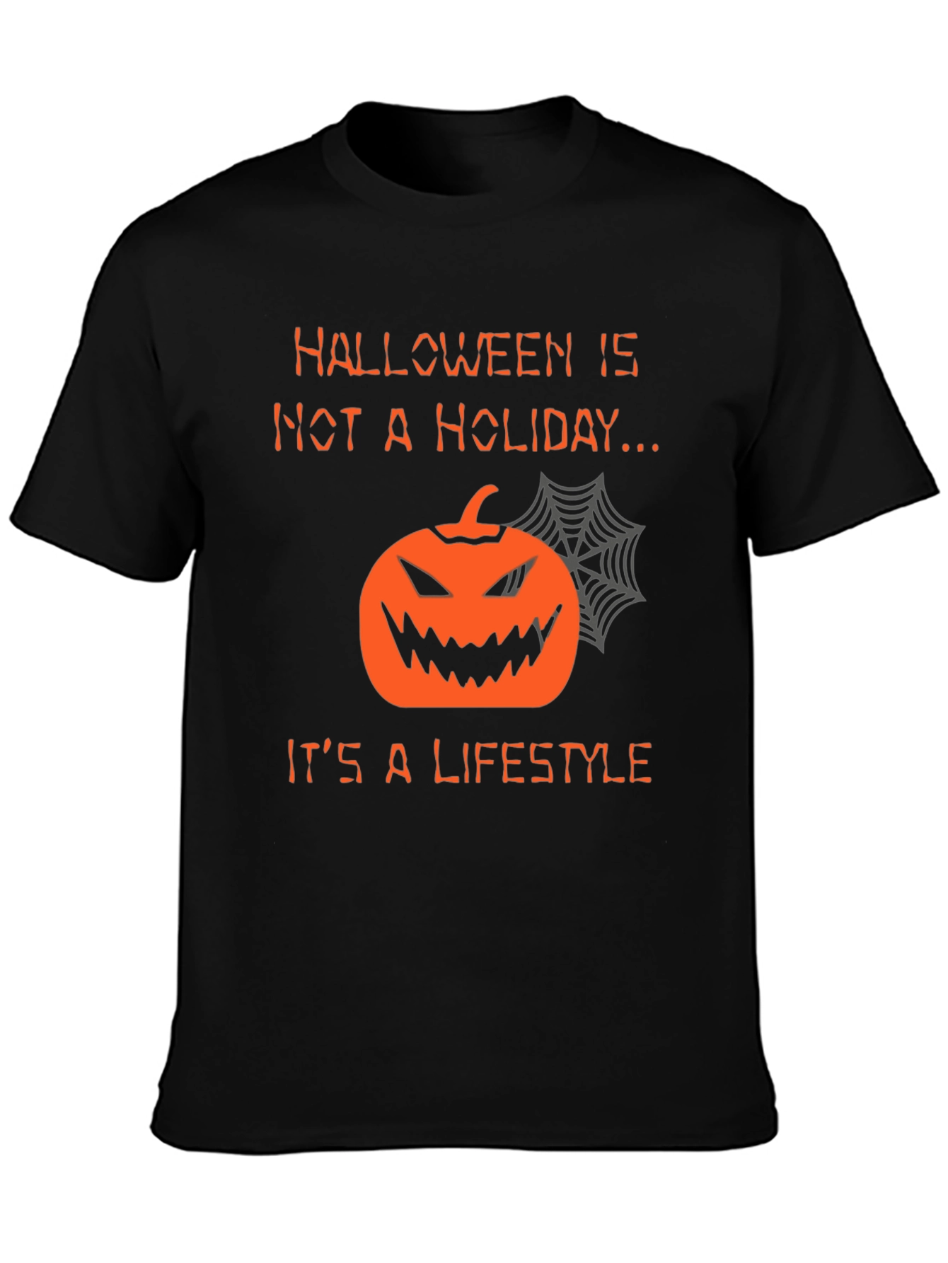 Halloween Lifestyle T-Shirt - Pumpkin Graphic Tee