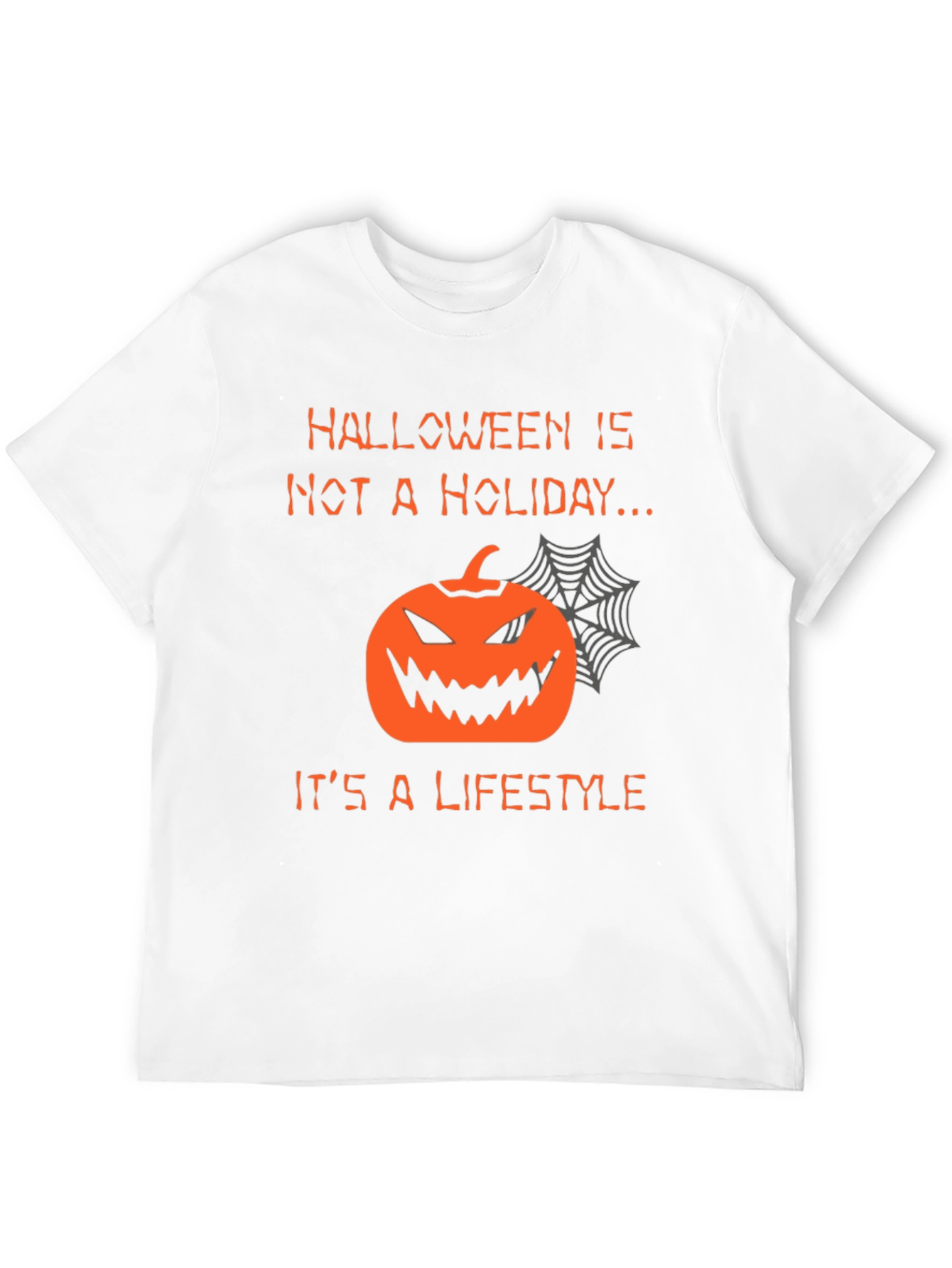 Halloween Lifestyle T-Shirt - Pumpkin Graphic Tee