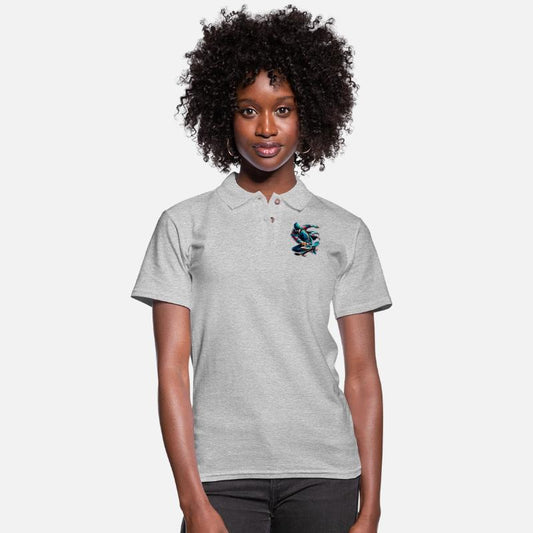 Vibrant colorful motif of a skater