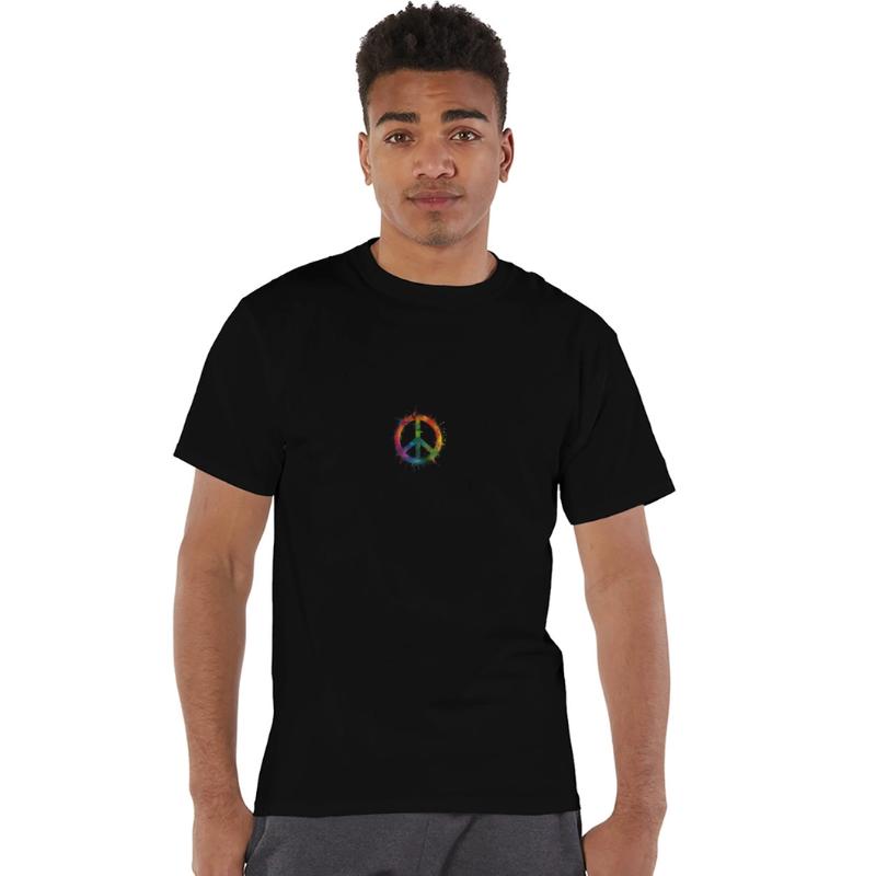 Vibrant LGBTQ Peace Symbol for Pride Month