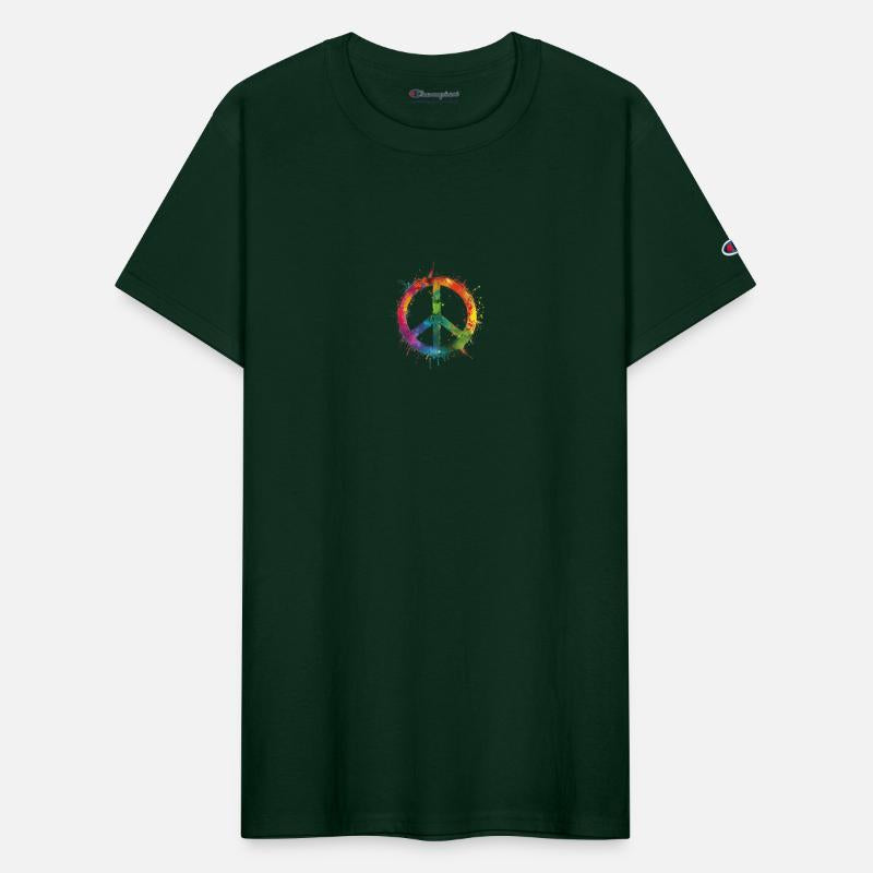 Vibrant LGBTQ Peace Symbol for Pride Month
