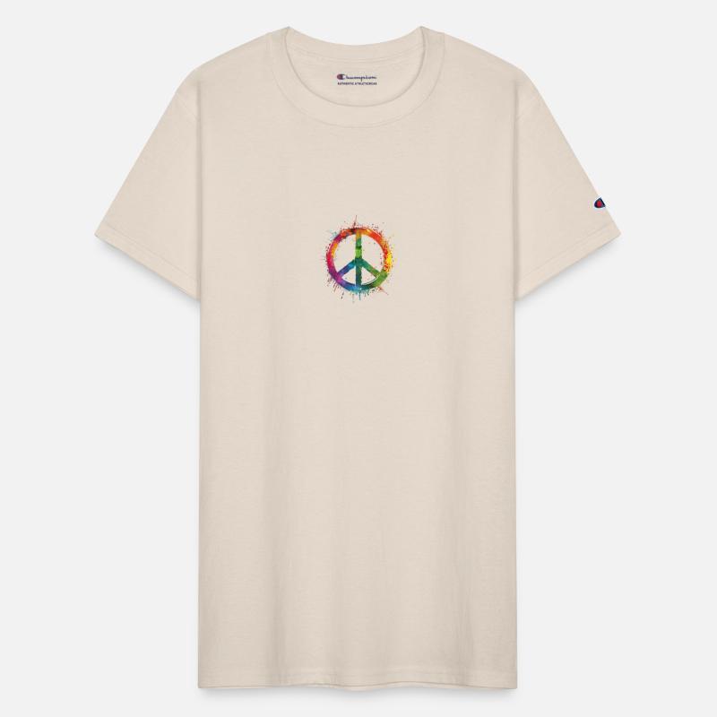 Vibrant LGBTQ Peace Symbol for Pride Month