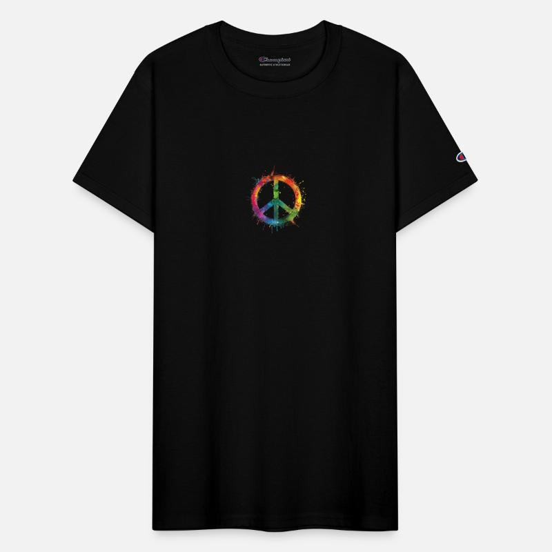 Vibrant LGBTQ Peace Symbol for Pride Month