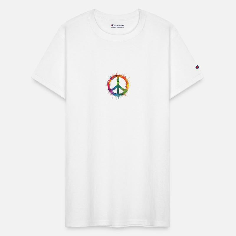 Vibrant LGBTQ Peace Symbol for Pride Month