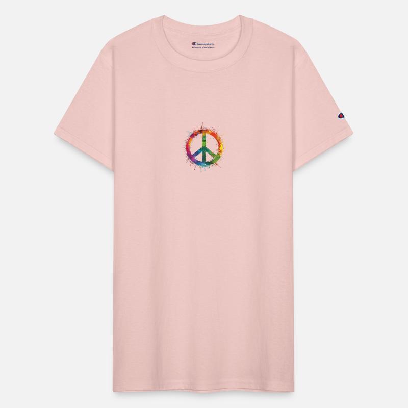 Vibrant LGBTQ Peace Symbol for Pride Month