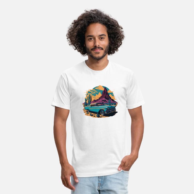 Vintage car in the desert